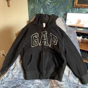 Gap- fleece zip up hoodie
